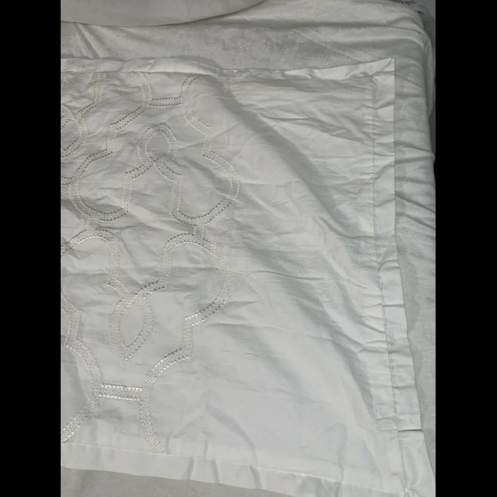 NEW Hotel Collection Inlay Cotton (1)‎ King Sham Pillow